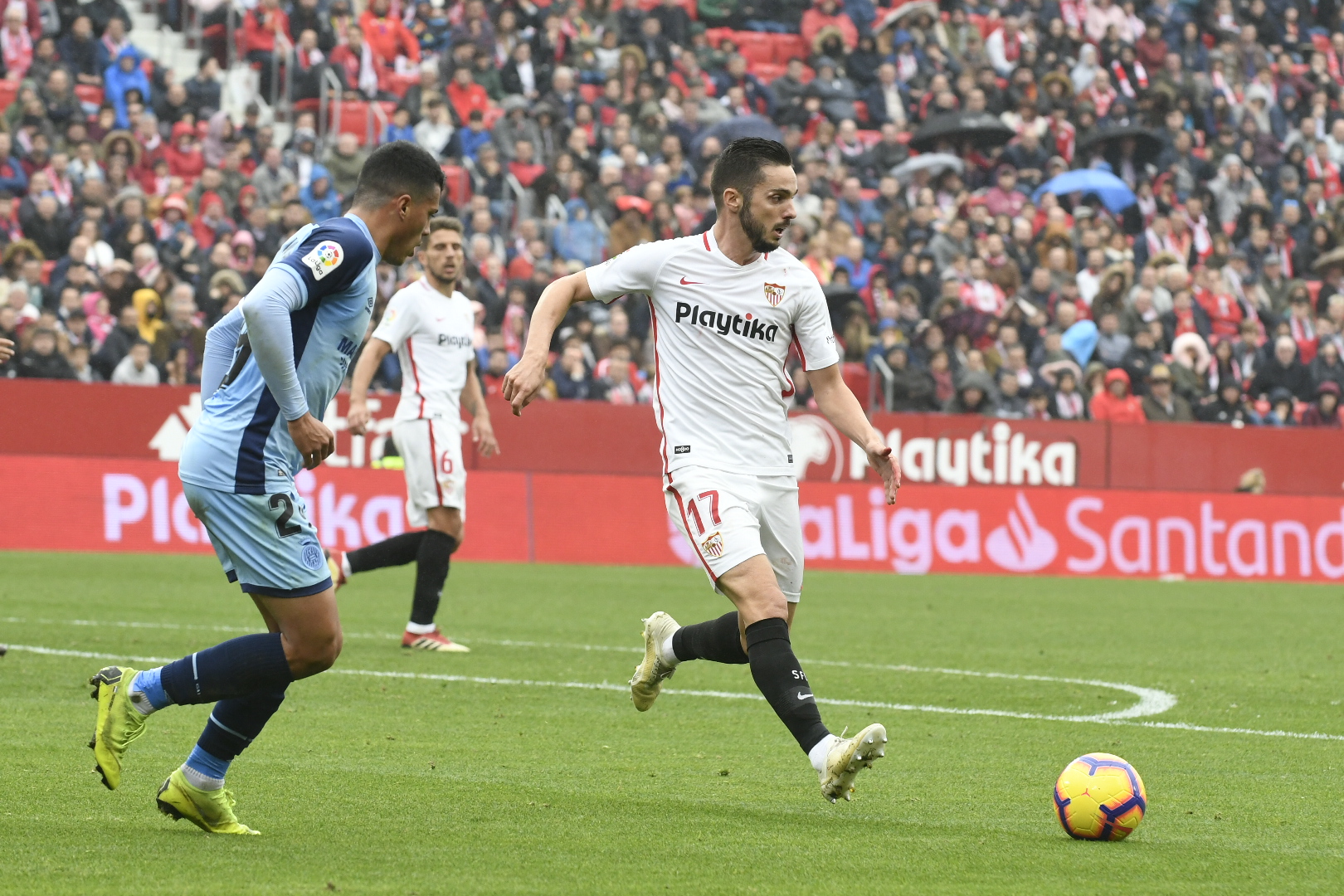 Sarabia against Girona