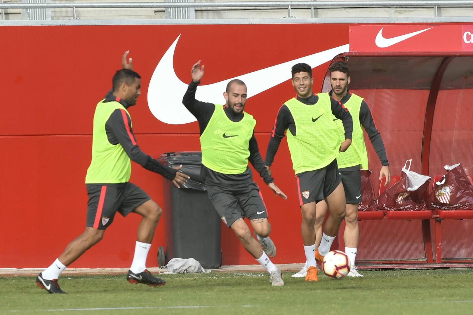 Sevilla FC's training session