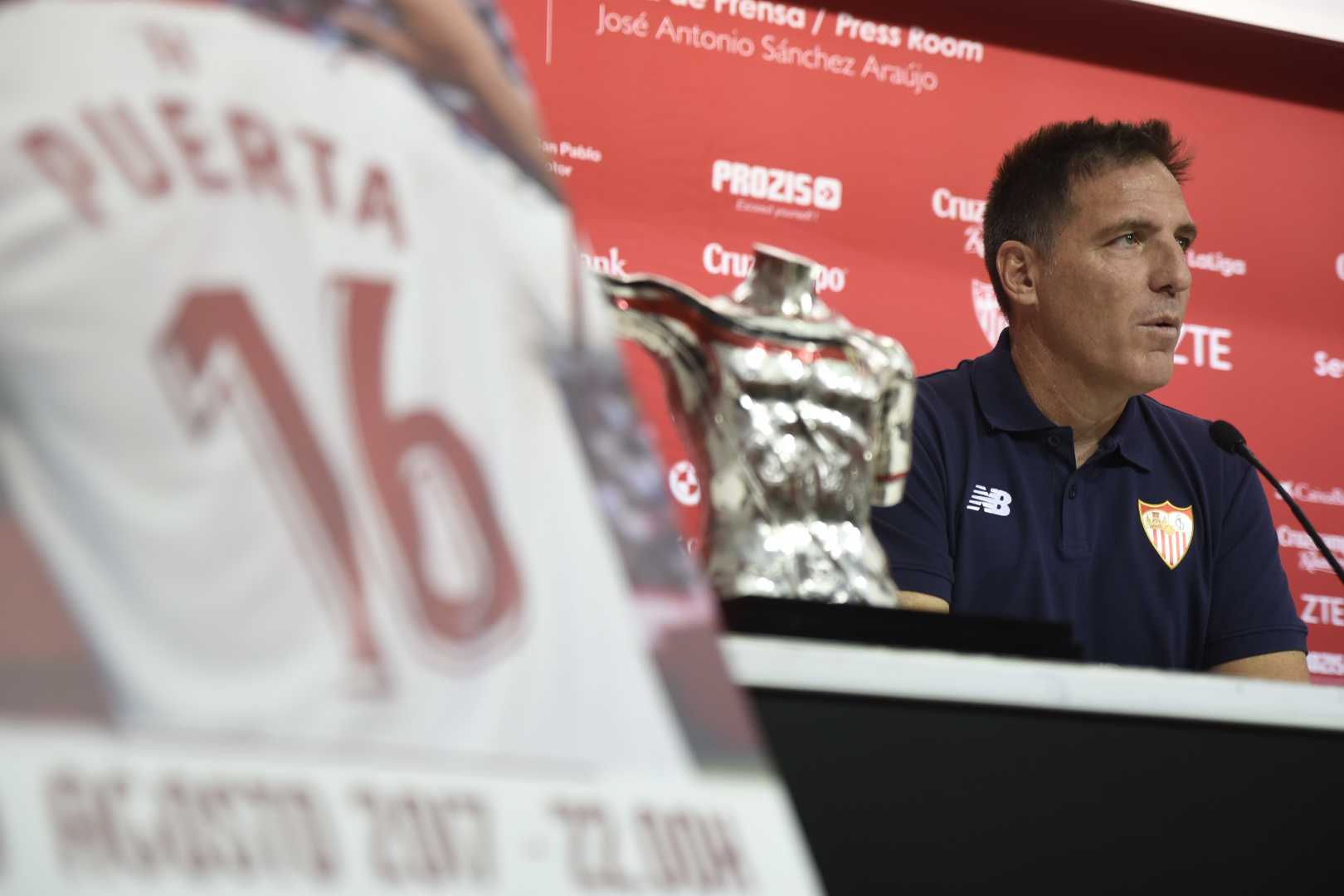 Eduardo Berizzo, técnico del Sevilla FC