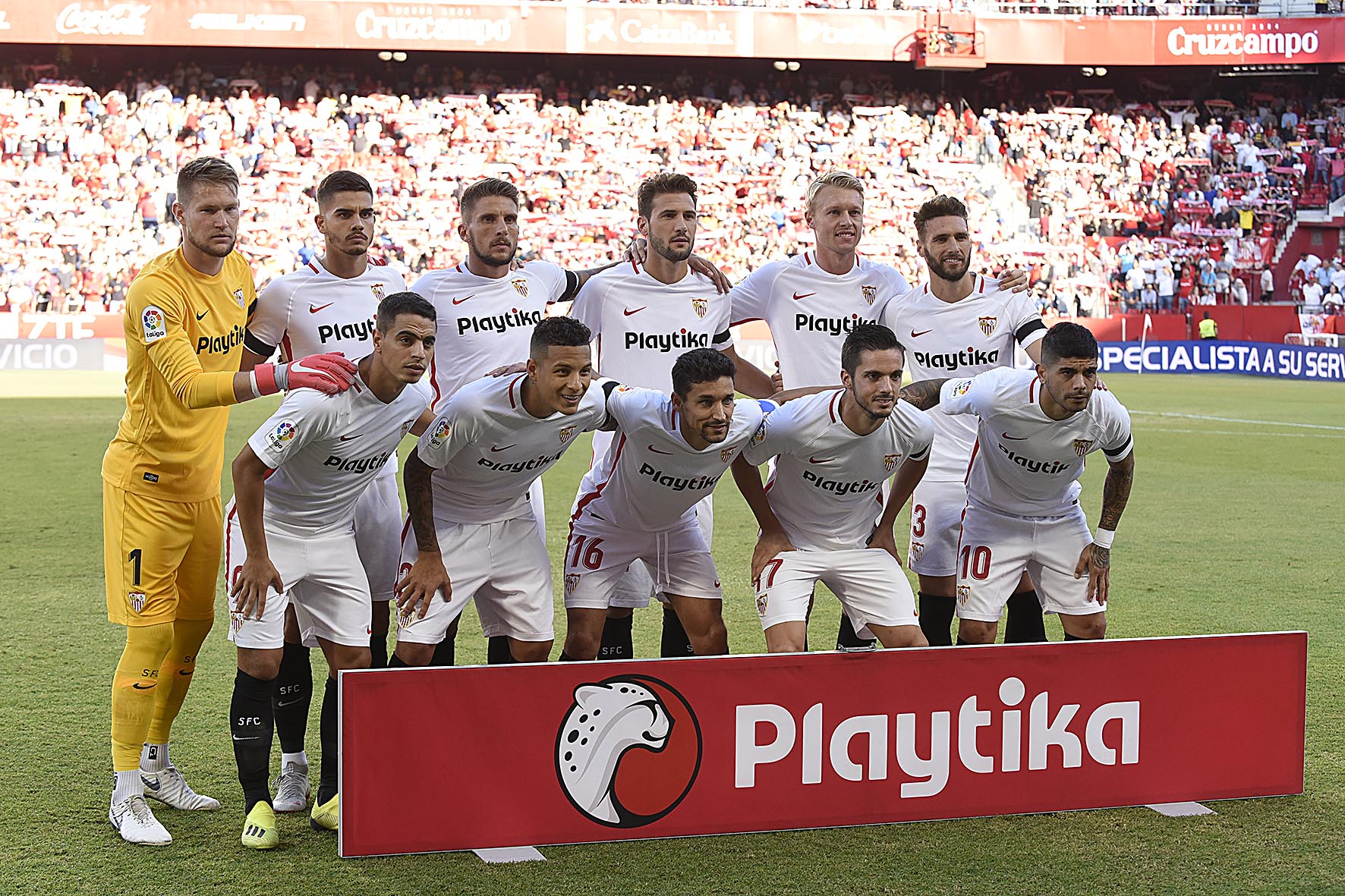 Sevilla FC's starting eleven