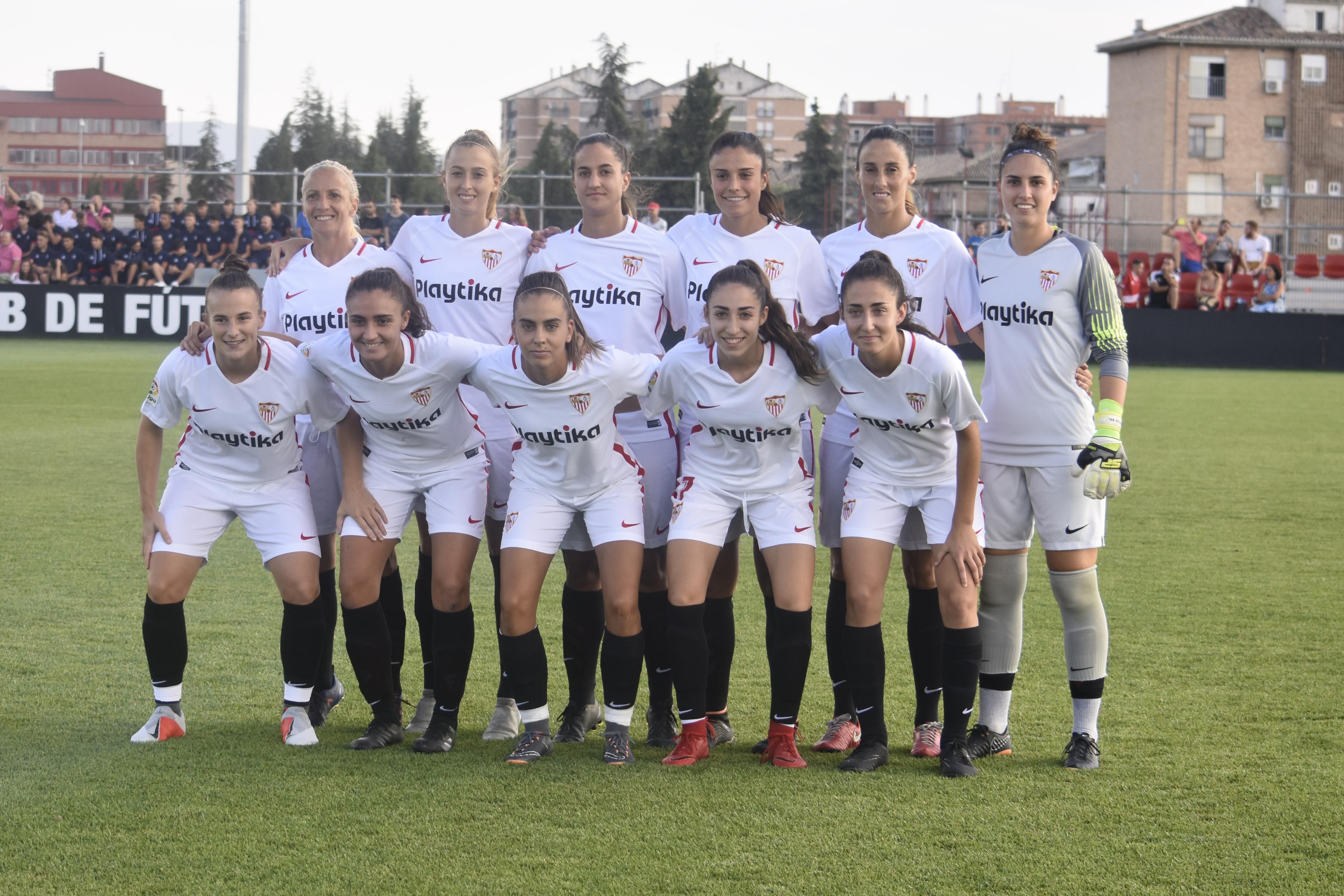 Alineación del Sevilla FC femenino en el encuentro que disputó ante el Granada CF