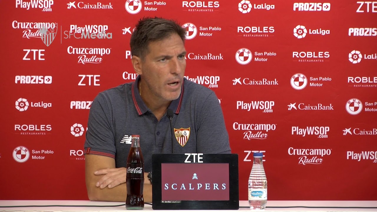 Eduardo Berizzo entrenador del Sevilla FC