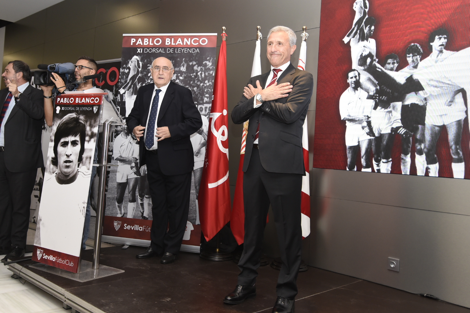 Pablo Blanco, new member of Sevilla FC's Hall of Fame