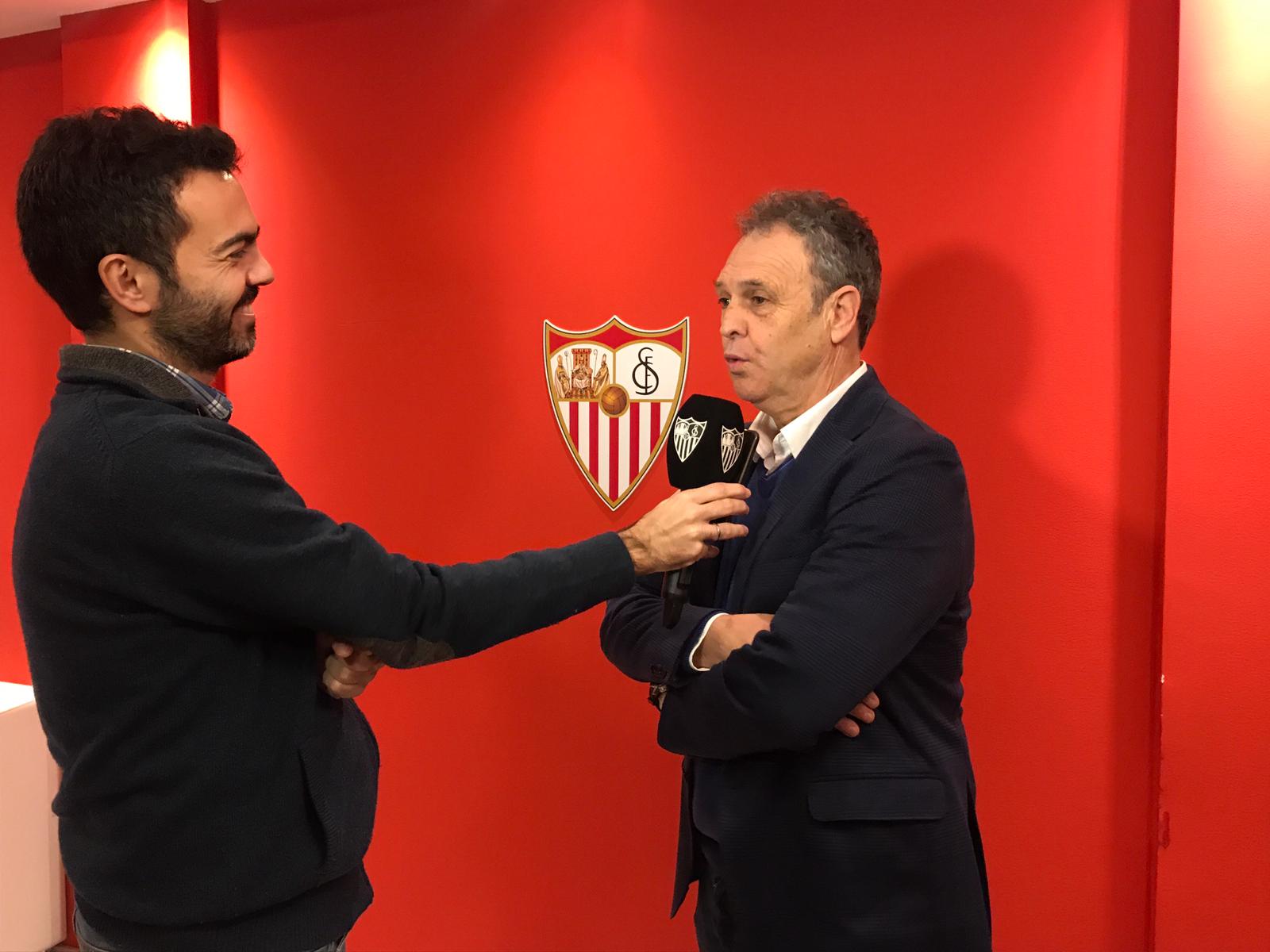 Joaquín Caparrós attends the club's official media