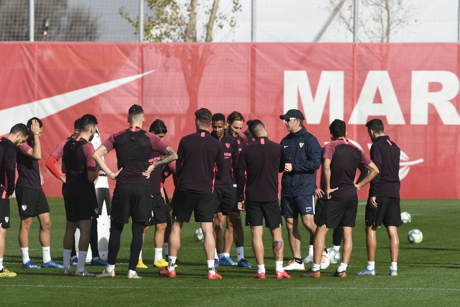 Sevilla FC training, Thursday 13th February