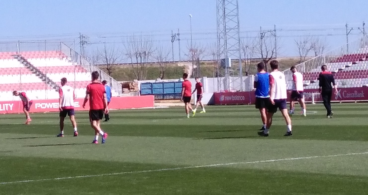 Entrenamiento 9 de marzo del Sevilla FC