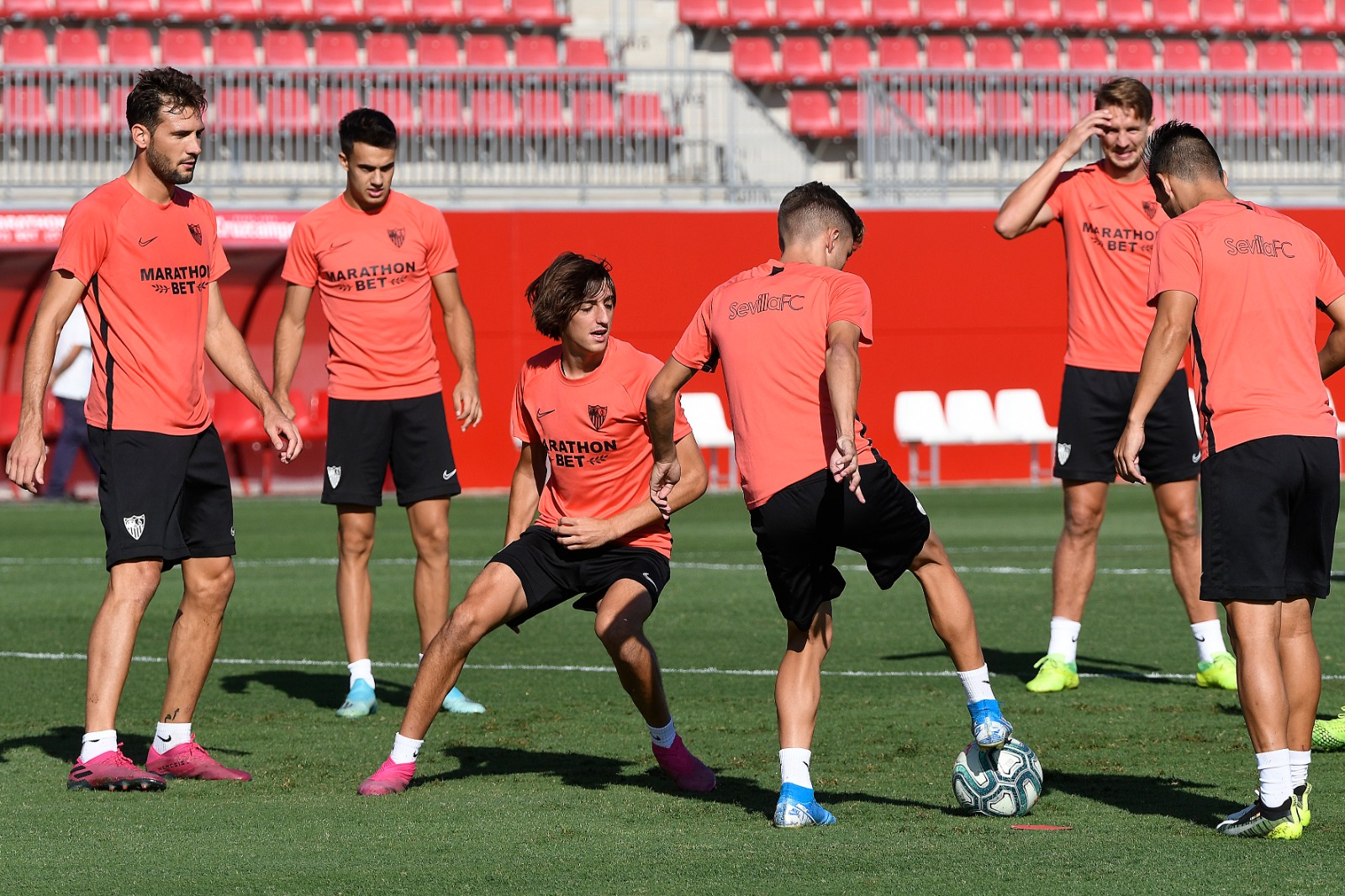 Sevilla FC training on Friday 27th September