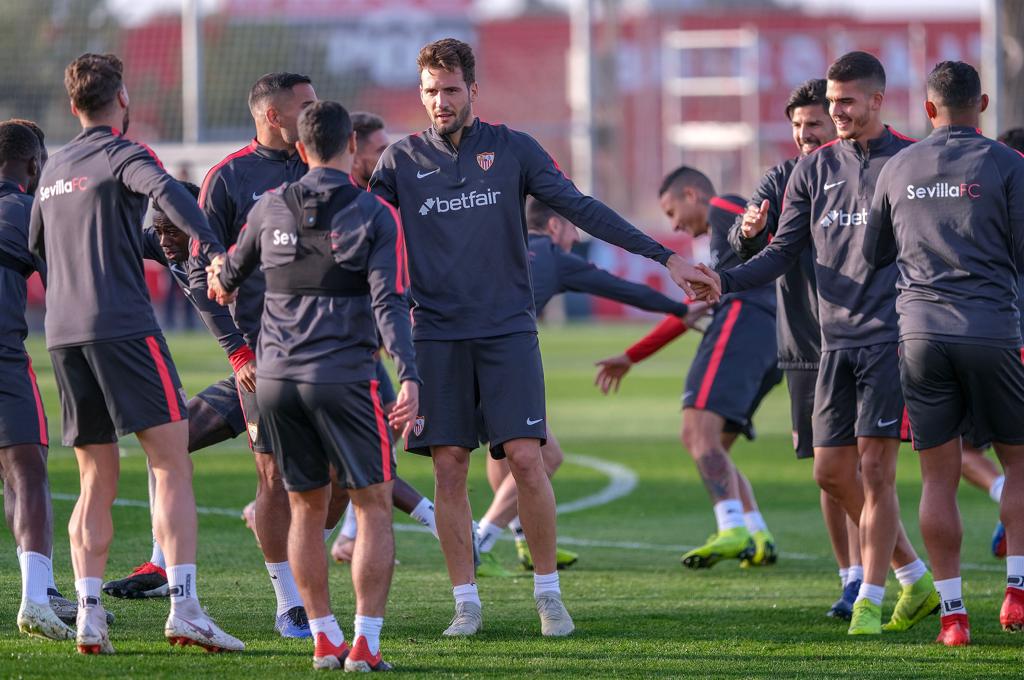 Sevilla FC at the training village