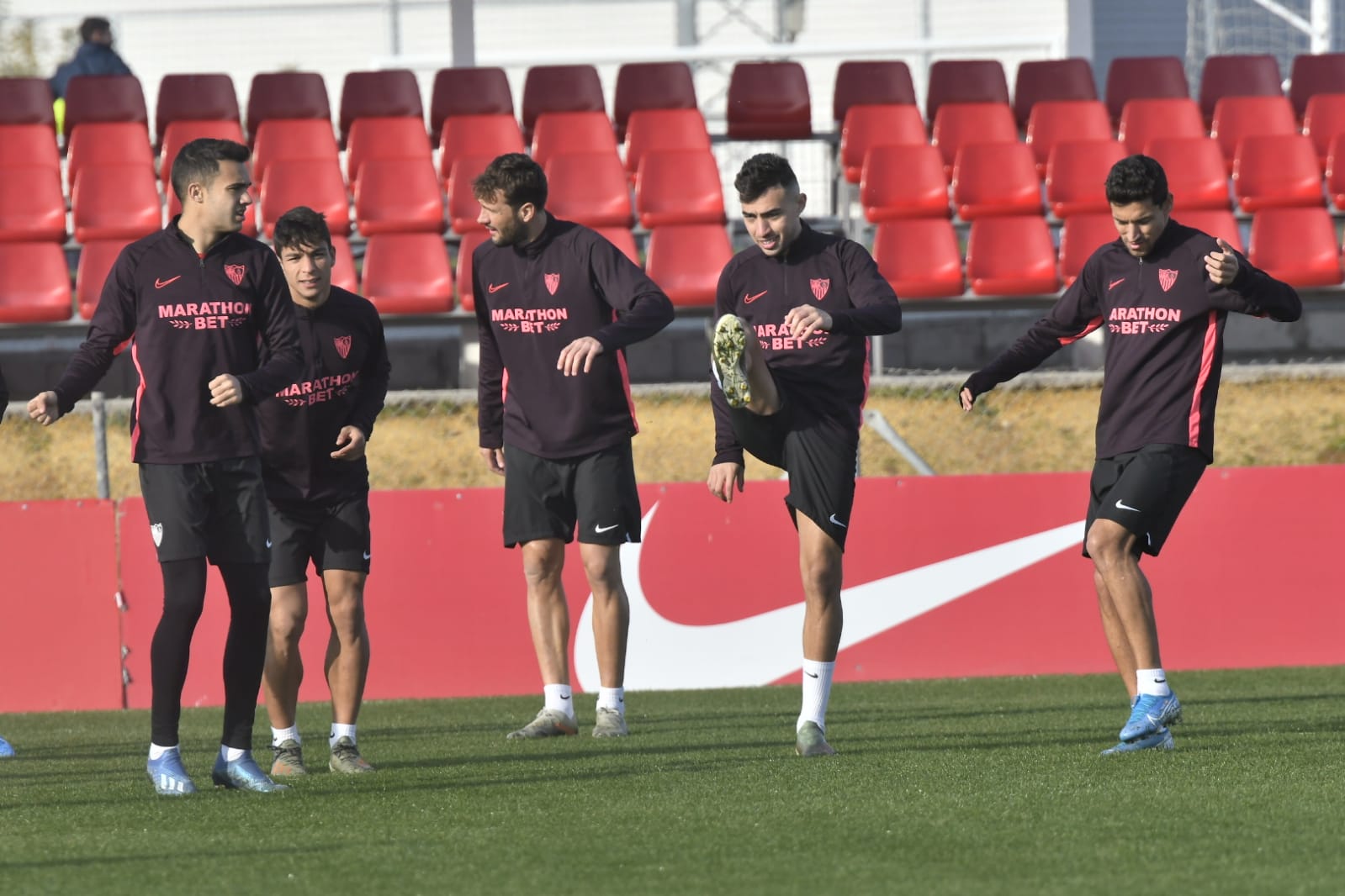 Sevilla FC training, Wednesday 15th January