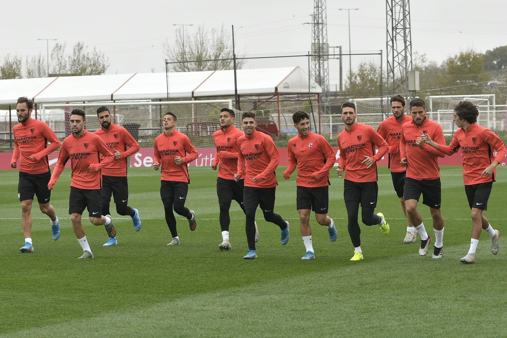 Sevilla FC training, Monday 25th November