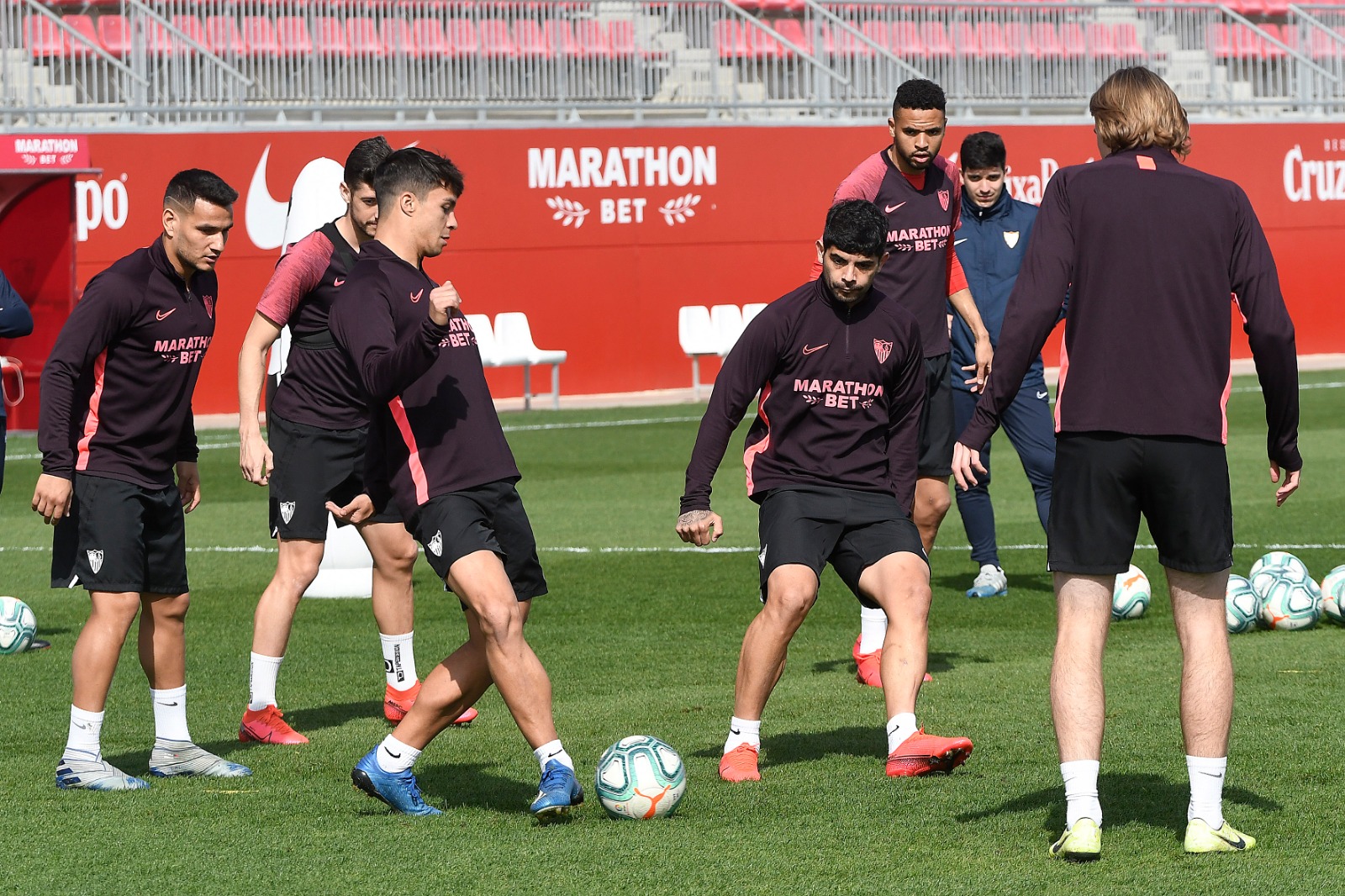 Sevilla FC training, Friday 28th February