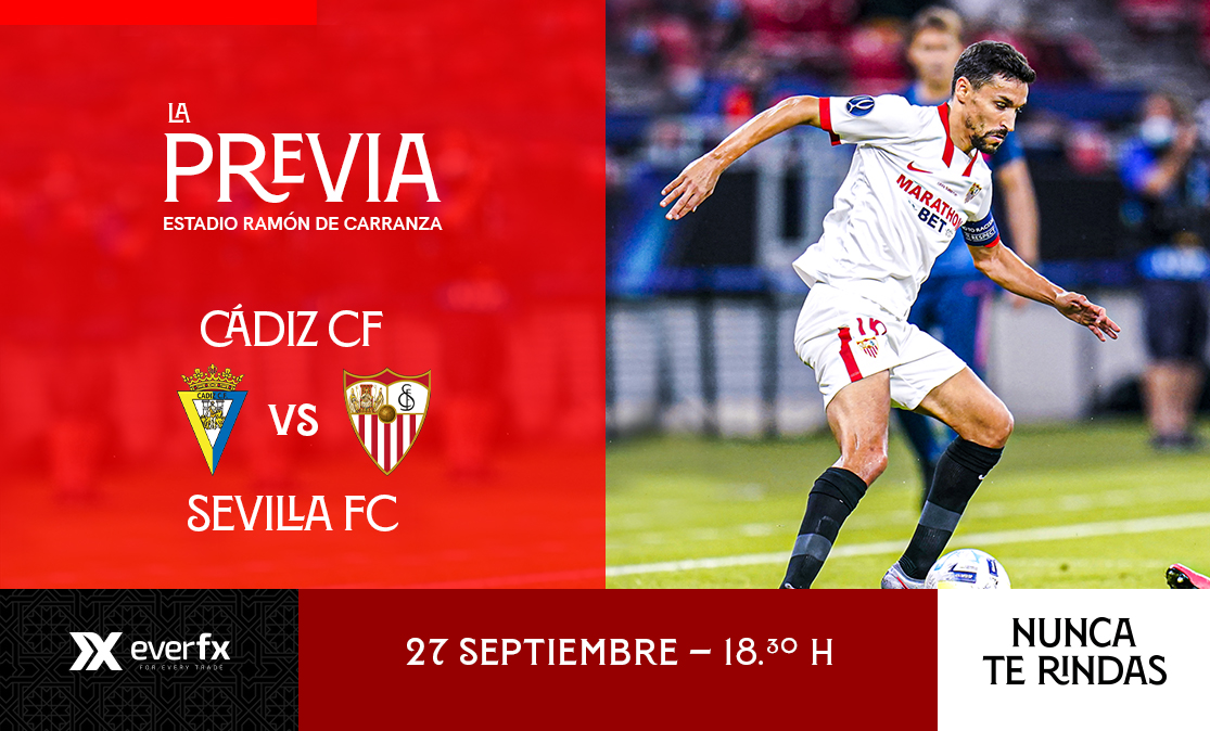 Previa del partido liguero entre el Cádiz CF y el Sevilla FC