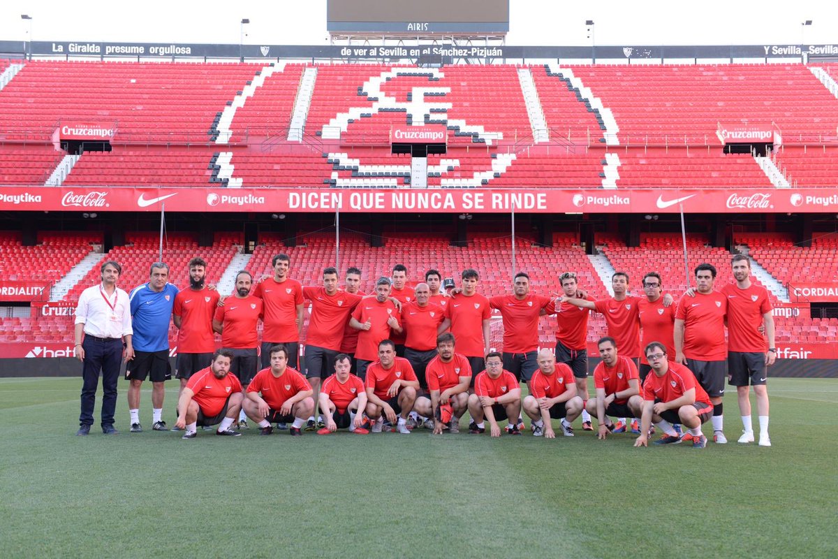 El Sevilla FC de LaLiga Genuine en el Ramón Sánchez-Pizjuán