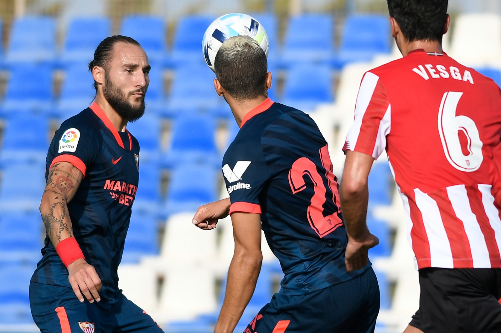 Gudelj against Athletic Club at the Pinatar Arena