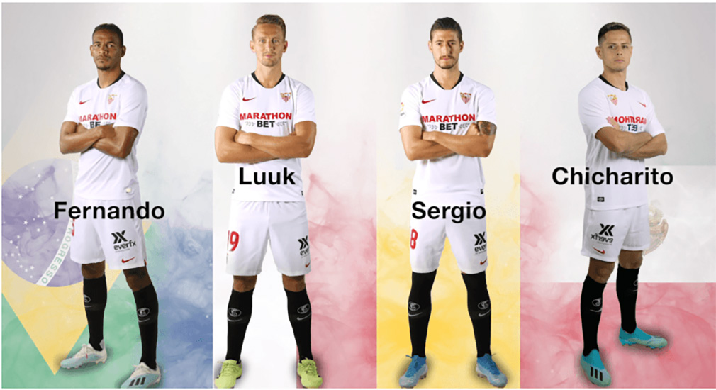 Sevilla players took a MyHeritage DNA test