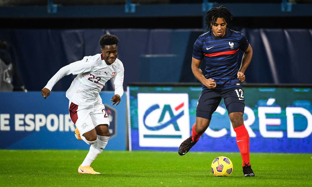 Koundé, con la selección francesa sub-21