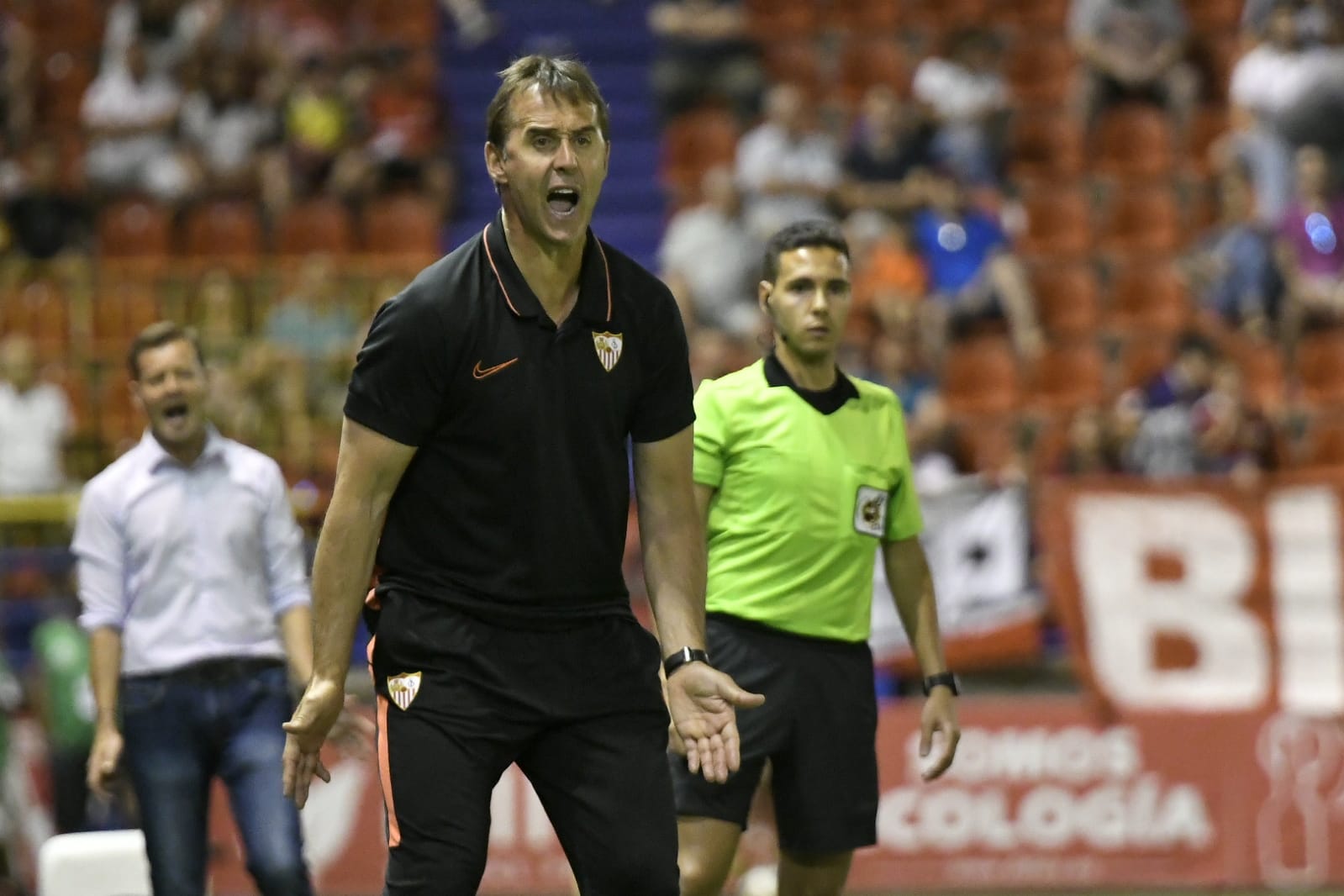 Lopetegui, Sevilla FC manager, during the match against Extremadura
