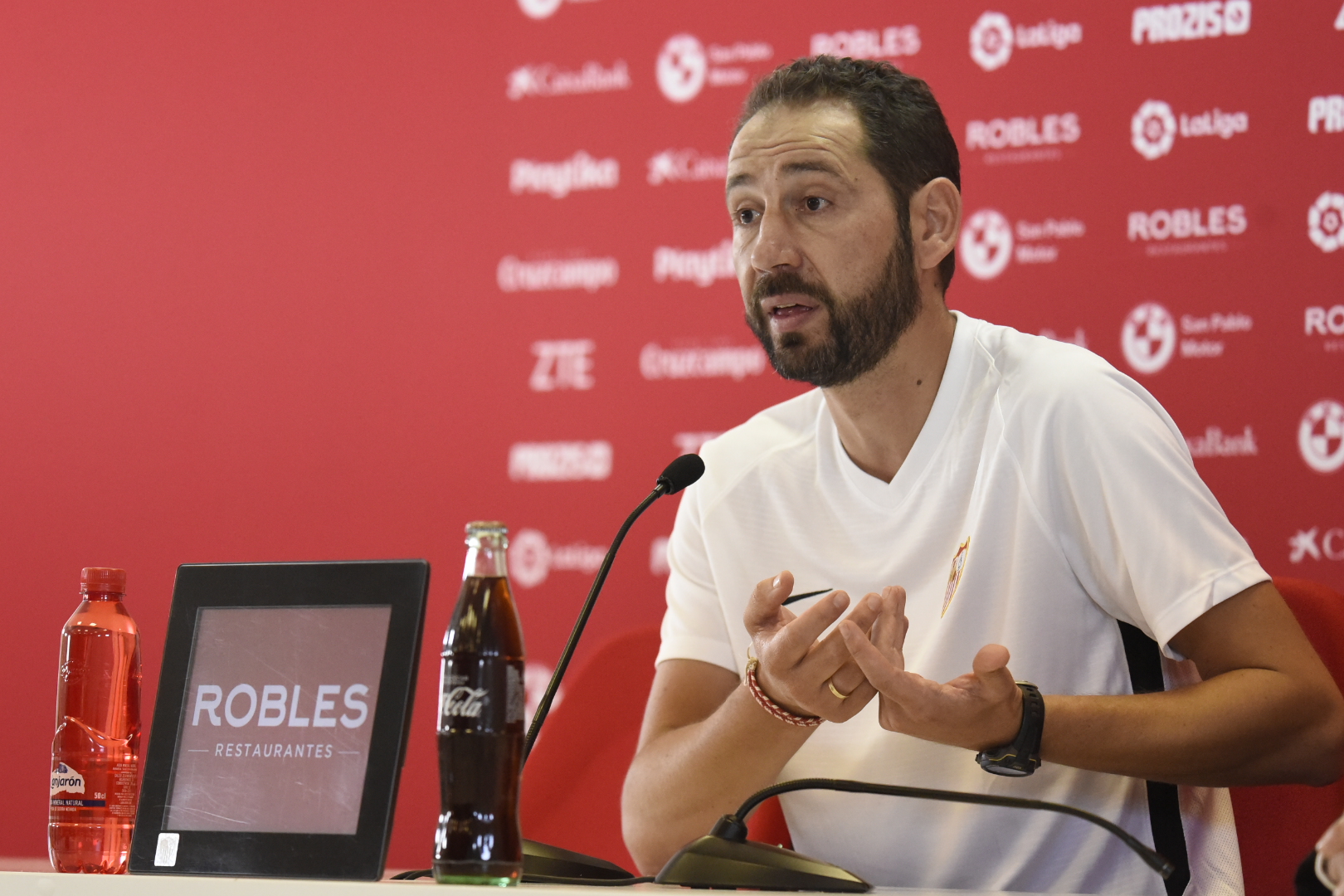 Pablo Machín entrenador del Sevilla FC