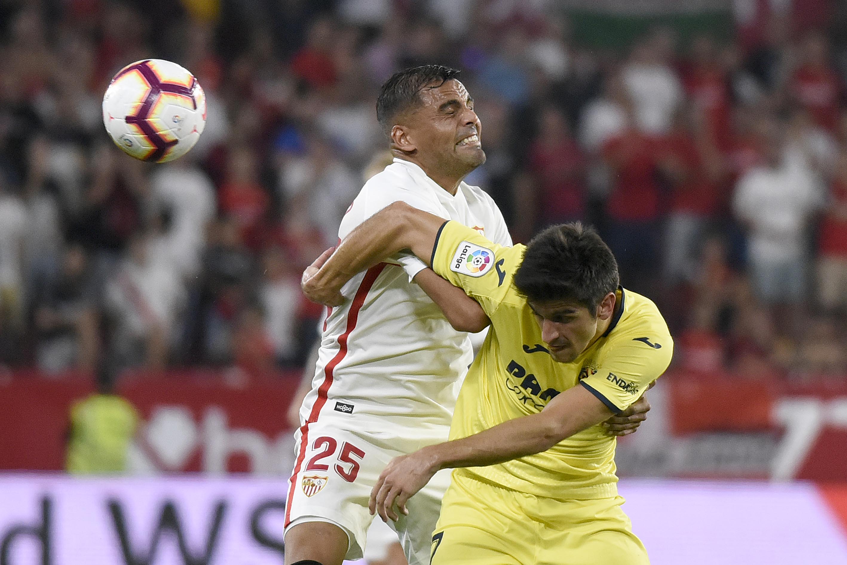 Mercado against Villarreal CF