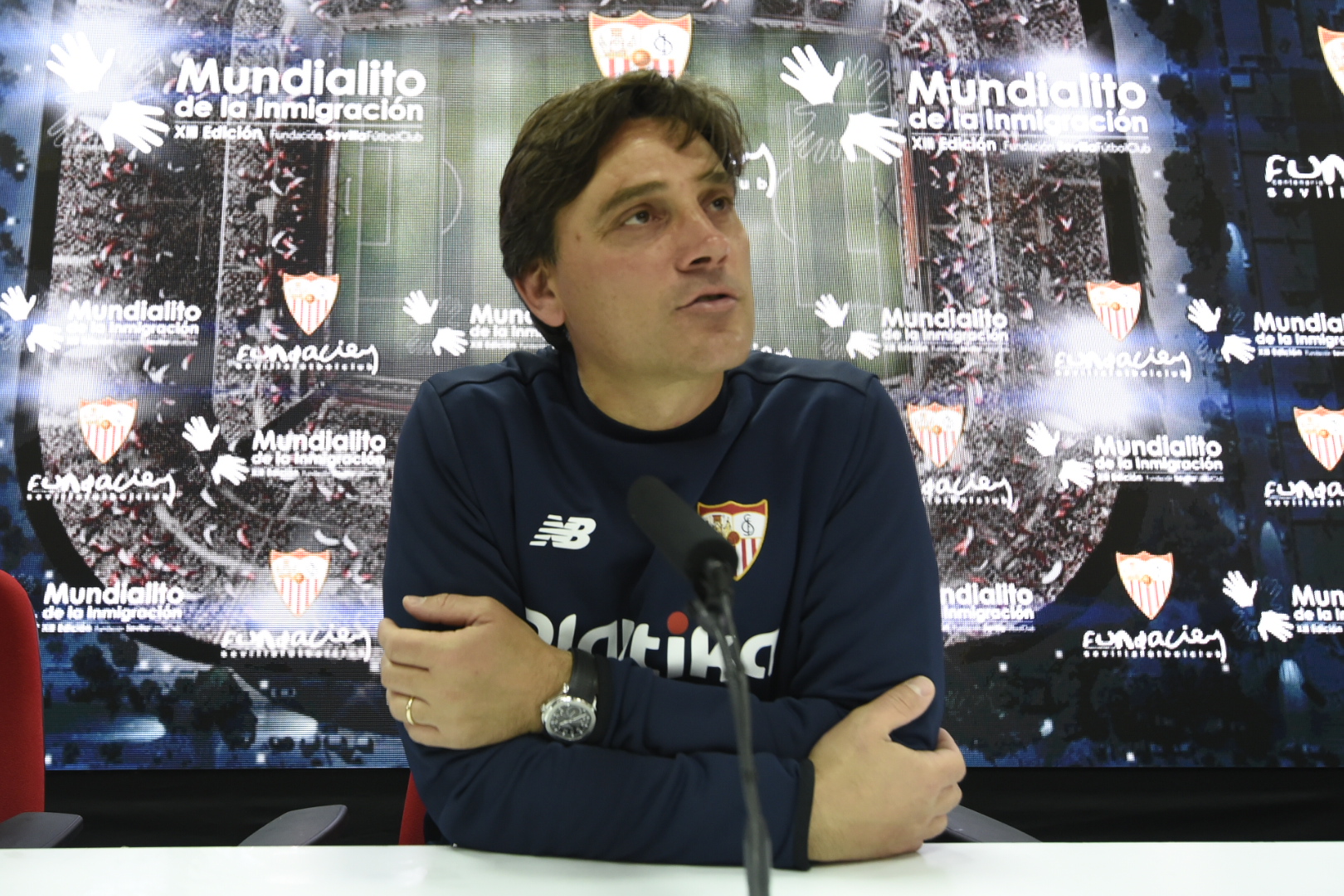 Vincenzo Montella, técnico del Sevilla FC