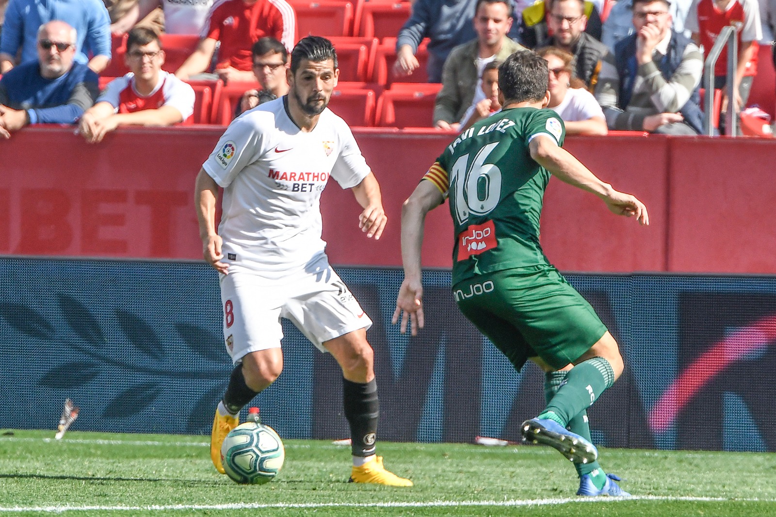 Nolito in action against Espanyol