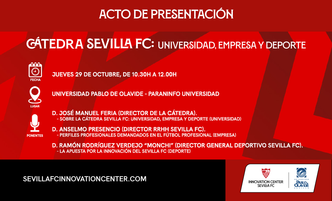 Presentación de la Cátedra Sevilla FC