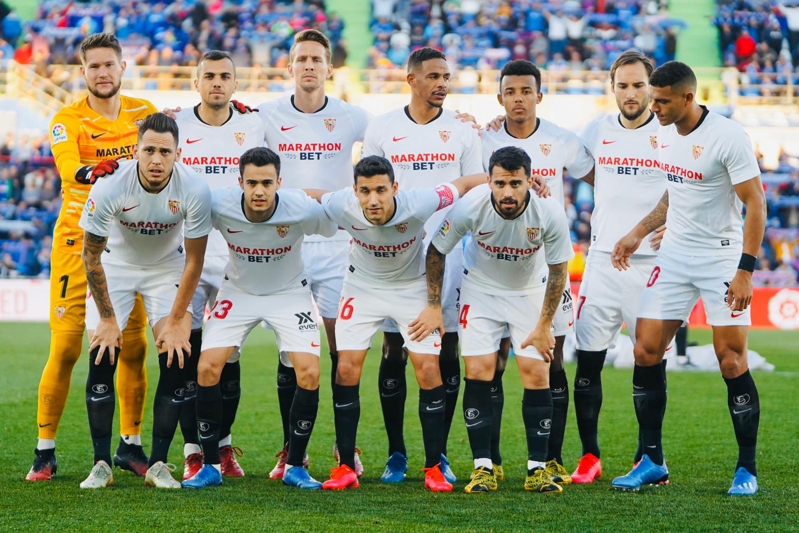 Sevilla FC's starting line-up against Getafe CF