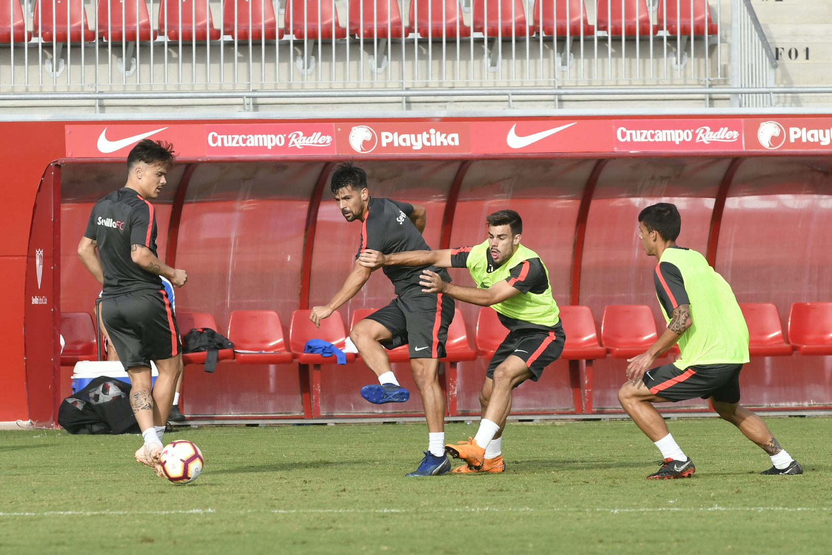 Practice match Sevilla against Sevilla B