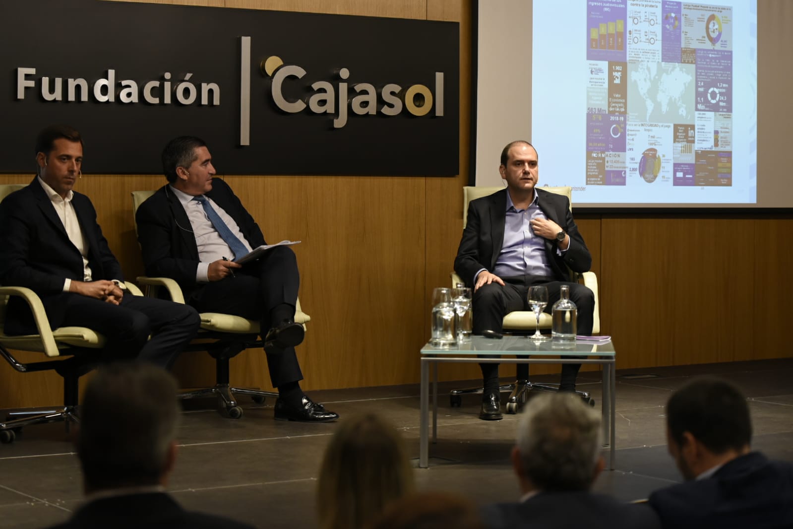 Anselmo Presencio en la Fundación Cajasol
