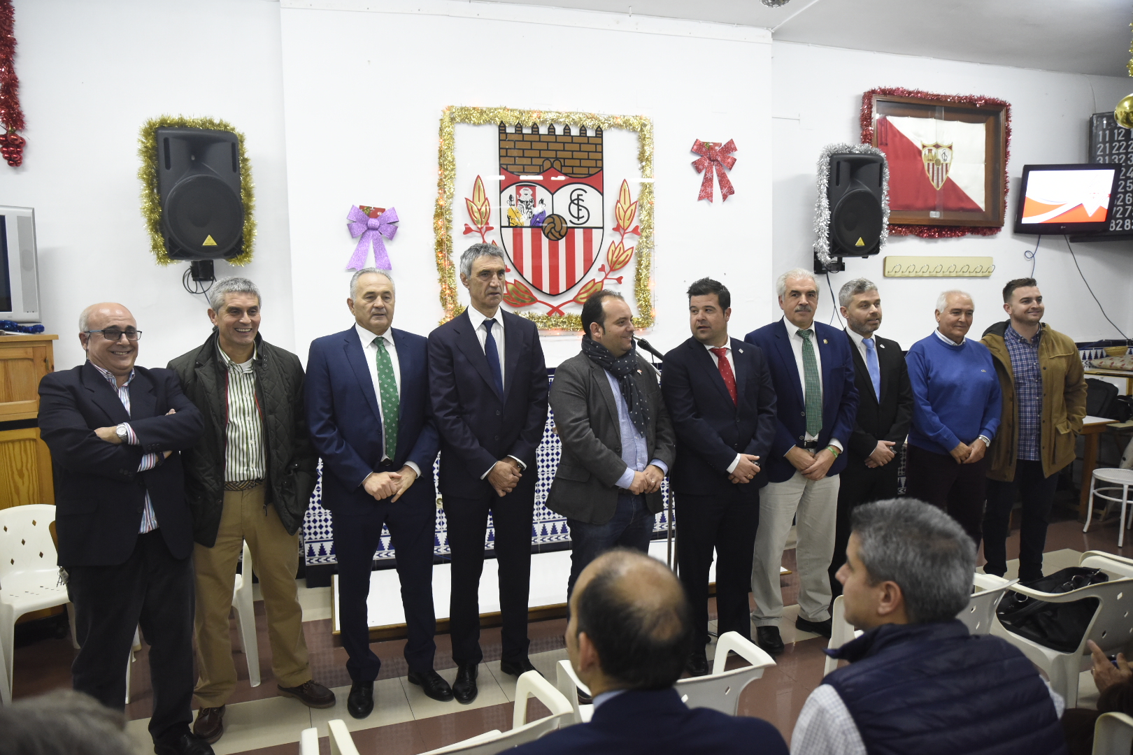 Acto de Cordialidad entre Sevilla y Betis en la PS La Algaba