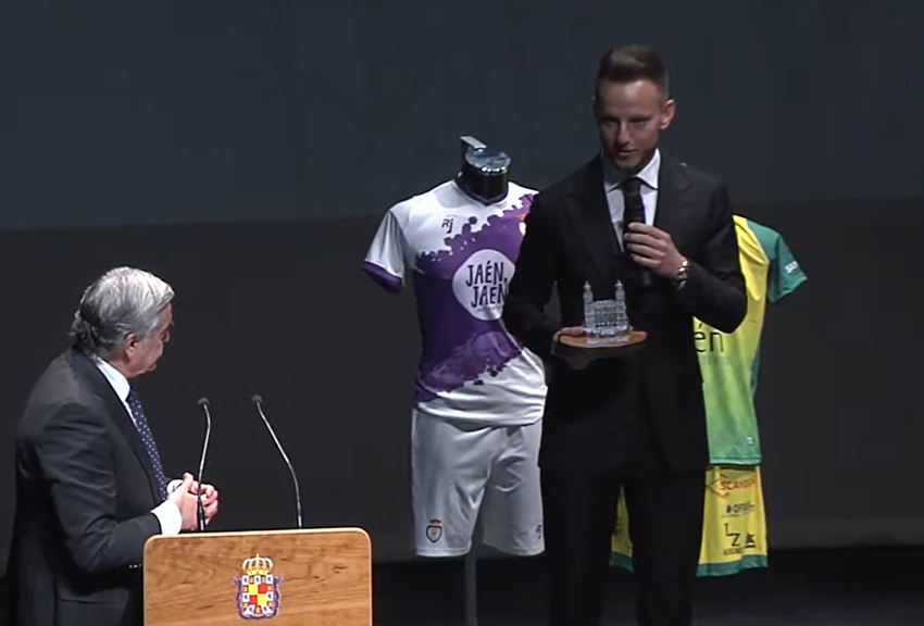 Rakitic, en los III Premios Palabra de Fútbol