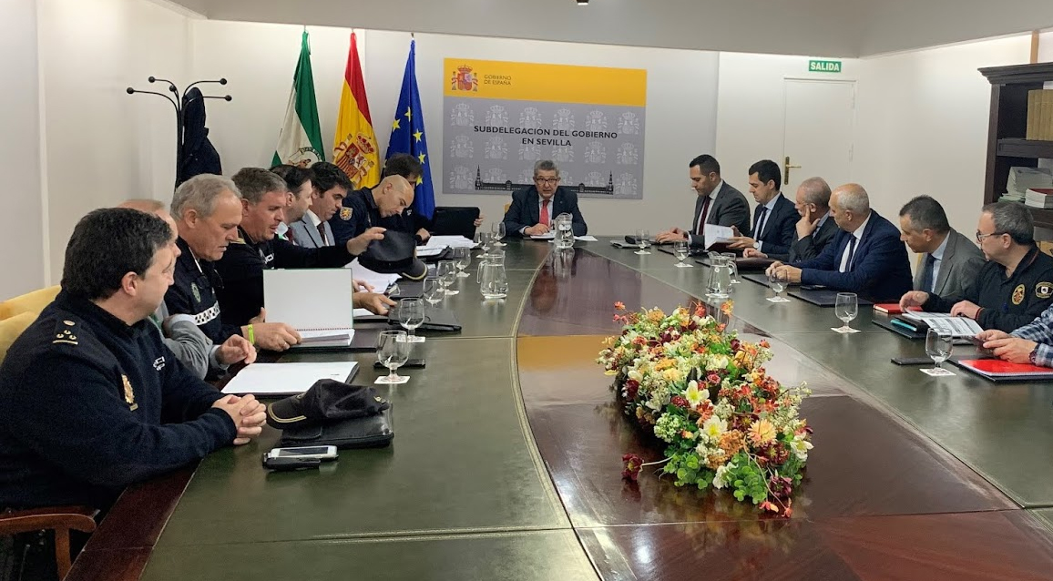 Reunión en la Subdelegación del Gobierno en Sevilla