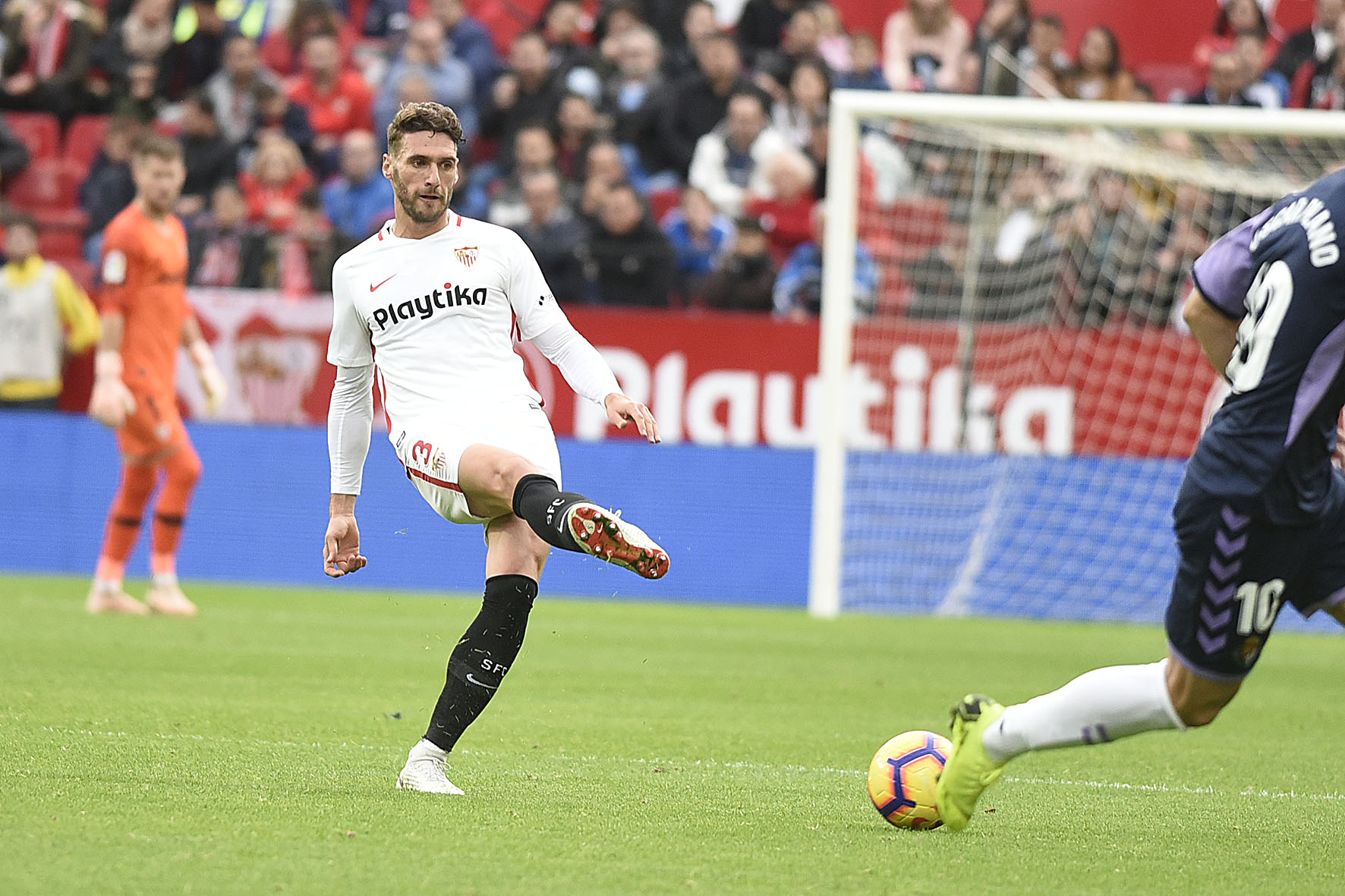 Sergi Gómez del Sevilla FC ante el Valladolid
