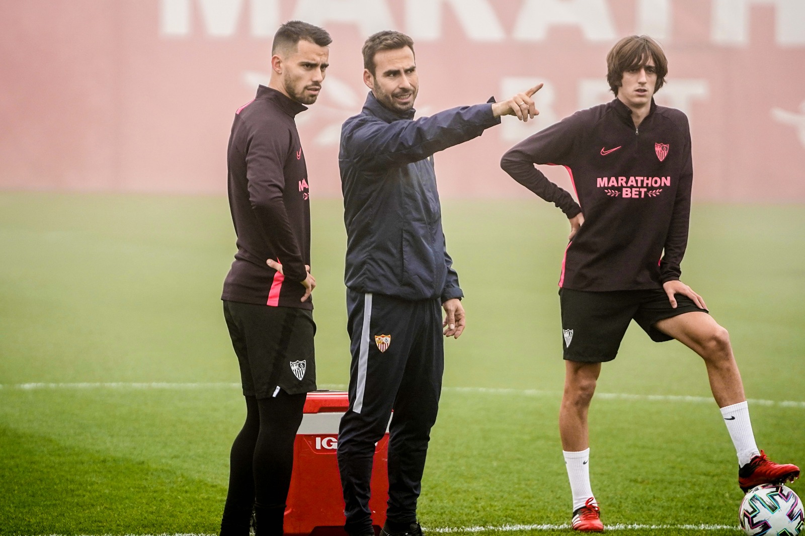 Suso and Bryan training, 30th January 2020