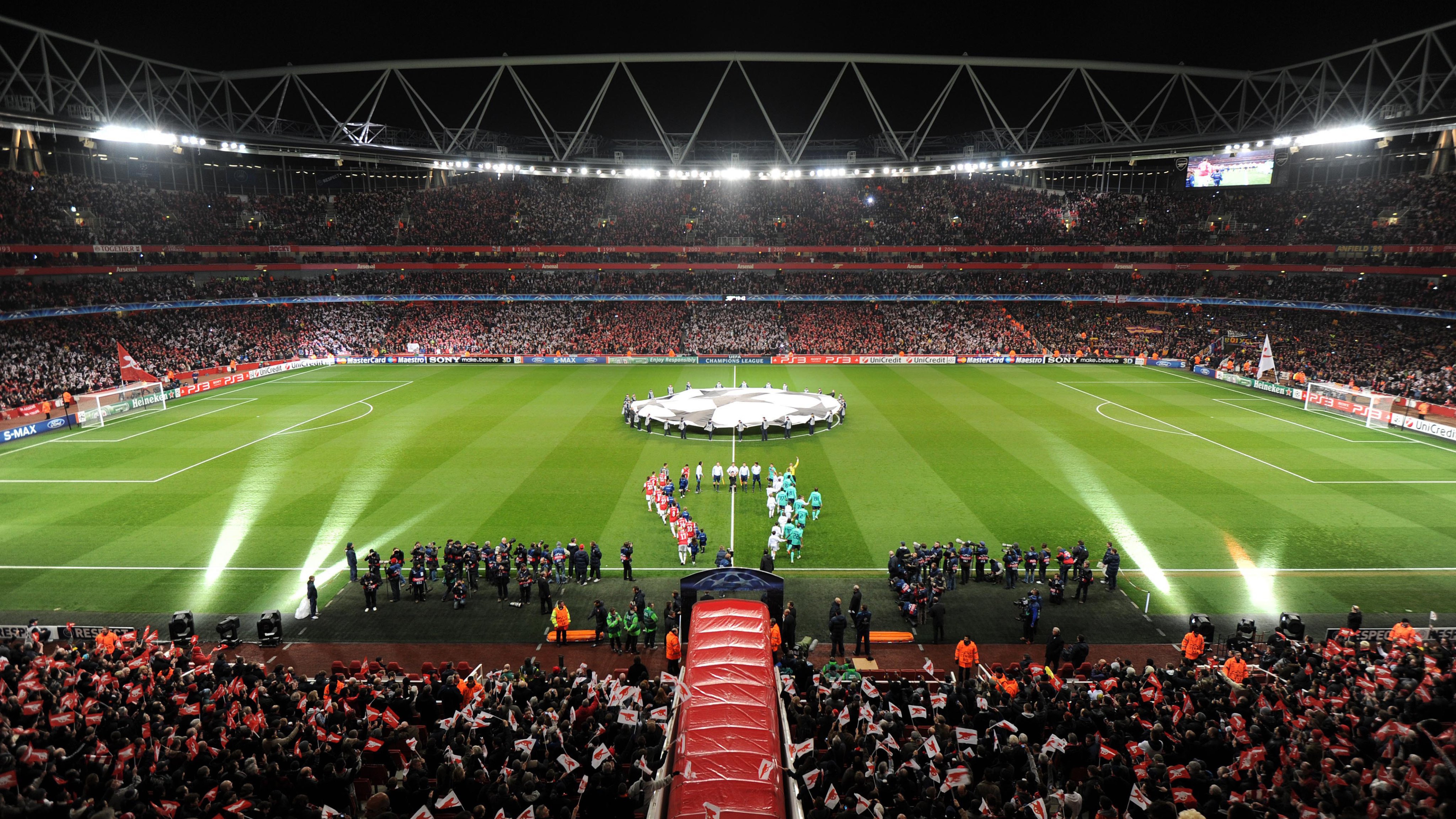 Arsenal Stadium en Champions League
