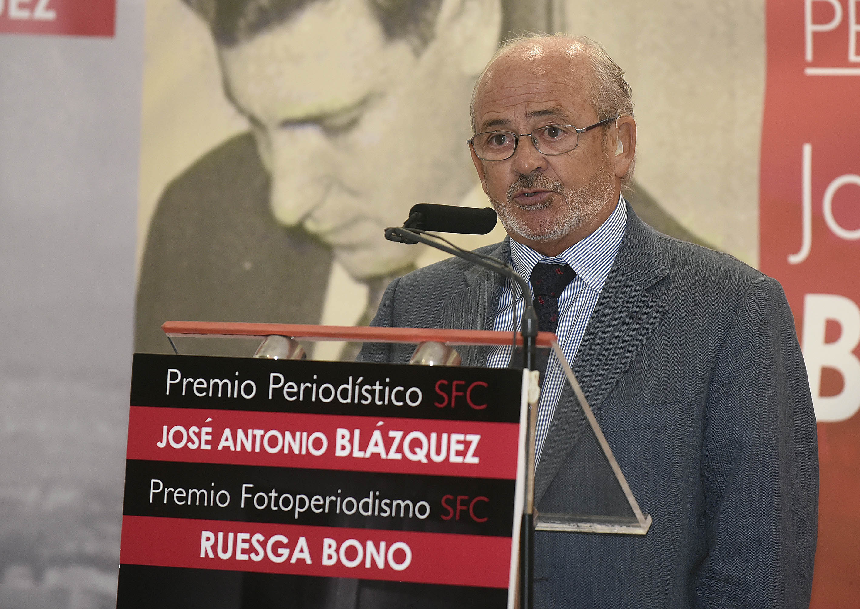 Paco Pérez en su discurso 