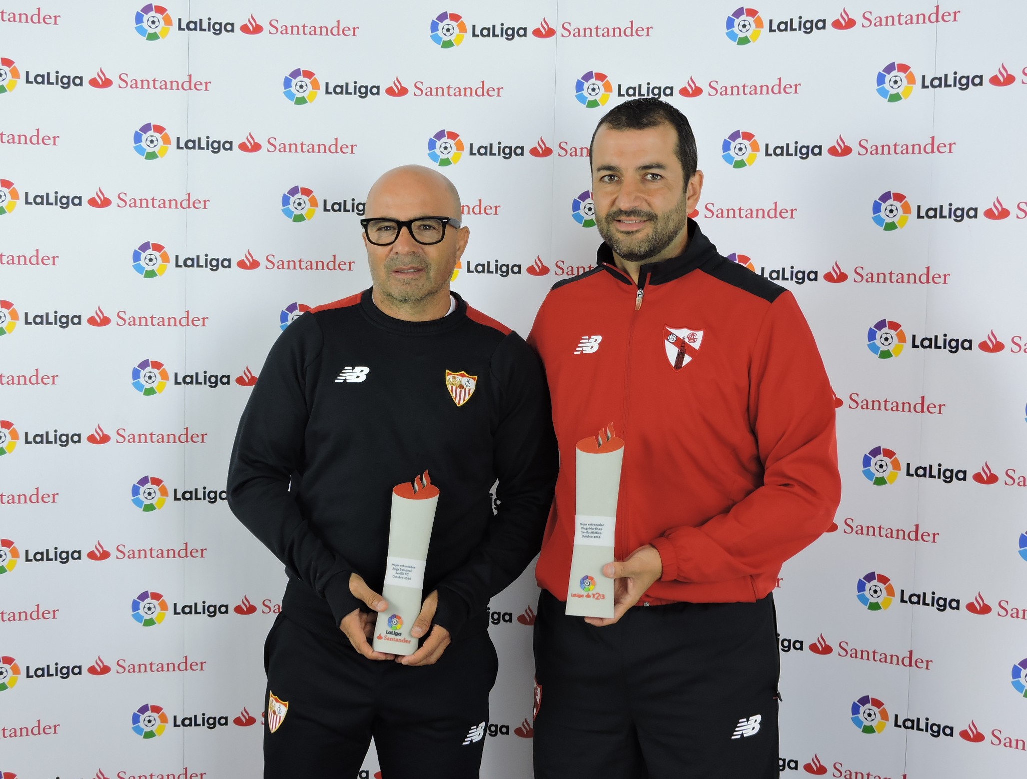Sampaoli y Diego Martínez, premiados por LaLiga