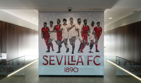 Zona exclusiva del primer equipo del Sevilla FC