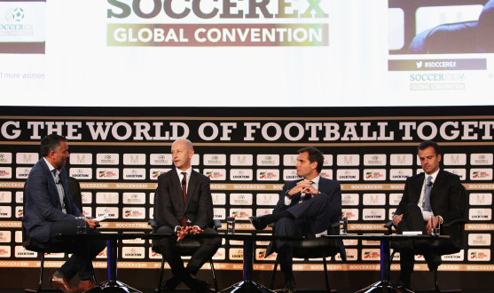 Ramón Loarte, en la Soccerex Global Convention 2016 