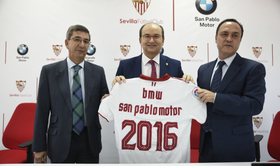 Nuevo acuerdo de patrocinio entre Sevilla FC y BMW