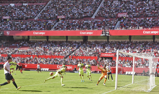 Partido entre el Sevilla Atlético y el Elche CF