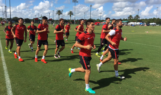 El Sevilla FC se prepara en Orlando durante la pretemporada