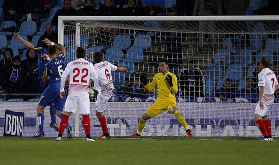 Gol del empate en el Getafe-Sevilla FC