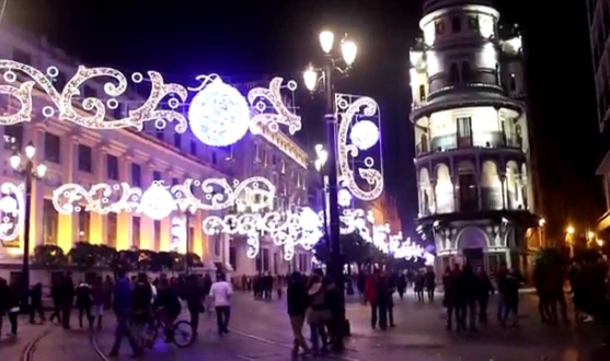 Imagen navideña de Sevilla