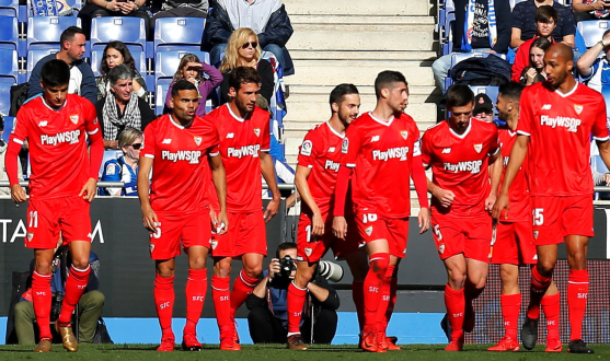 Partido entre el RCD Espanyol y el Sevilla FC