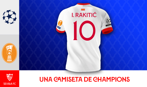 Camiseta del Sevilla FC para la Liga de Campeones 20/21