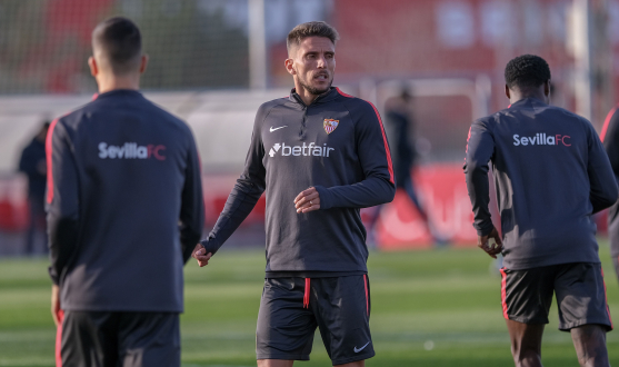 Carriço se entrena con el Sevilla FC