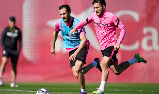 Training session at the Ciudad Deportiva