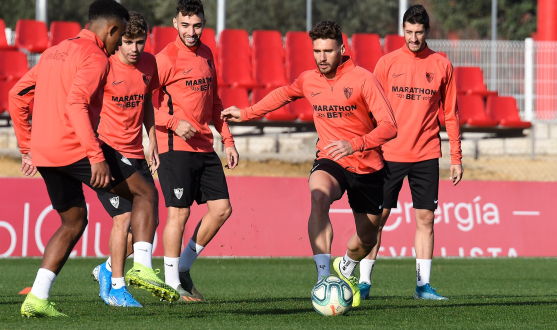 Sevilla FC training, Saturday 7th December
