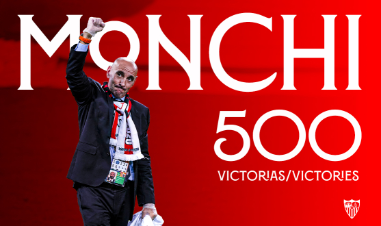 Monchi, 500 wins as Sporting Director 